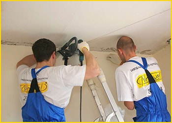 Высверливание отверстий под багет